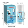 thumbnail image 5 of Powerful Pipe Dredge Cleaner Powder, Portable Clog Remover For Kitchen And Toilet, Enzyme Based Drain Cleaner With Fast Bubble Foam, Safe On Plumbing And Septic Systems, Prevents Future Build‑Up, 5 of 10
