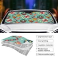 thumbnail image 5 of XMXT Car Sun Shade Windshield, Cartoon Christmas Ring Sunshade for Car Windshield Sun Shades for Car SUV Truck, m, 5 of 9