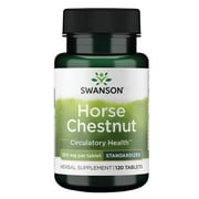 Swanson Timed-Release Horse Chestnut 22% Aescin 200 mg 120 Tablets