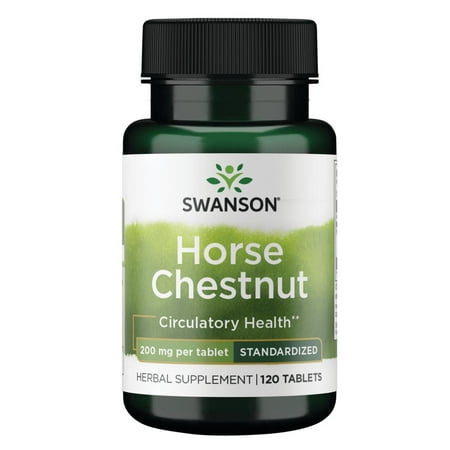 Swanson Timed-Release Horse Chestnut 22% Aescin 200 mg 120 Tablets