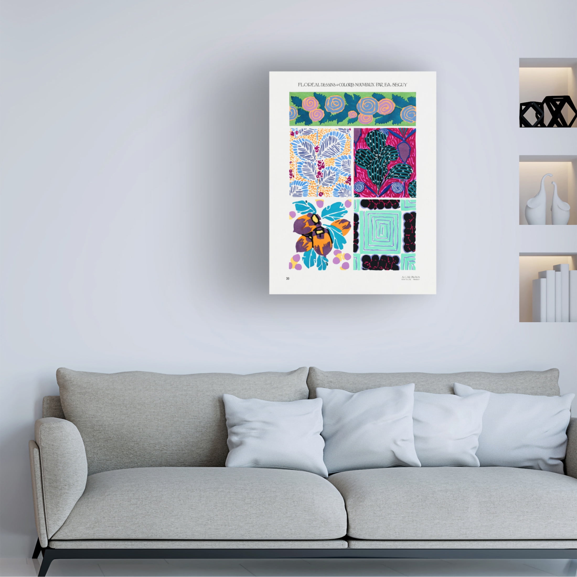 Trademark Fine Art Pictufy   Pattern 20 Canvas Wall Art