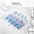 thumbnail image 4 of Jinamart Water Bottle Stackable Storage Organizer and Fridge Bin - Set of 6, 4 of 5