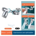 thumbnail image 2 of Universal 1080° Swivel Robotic Arm Swivel Extension Faucet Aerator 2 Water Flow Modes Robotic Arm Water Filter Sink Fittings ,Easy to Operate, 2 of 6