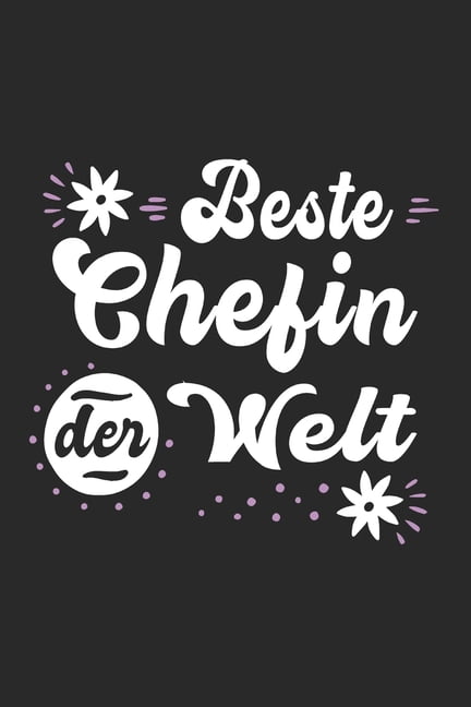 Beste Chefin Der Welt Schönes Cooles Beste Chefin Der Welt Notizbuch