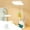 White B, variant on LED Dimming Desk Lamp with Pen Holder USB Powered 11.5x11.5x37cm Eye Protection Adjustable Brightness Multifunctional Study Office Bedroom Dorm Nightstand Light Organizer