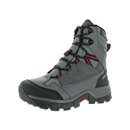 Salomon Womens Chalten TS CSWP Ankle Winter Boots Gray 5.5 Medium (B,M)
