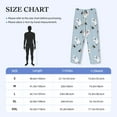 thumbnail image 4 of Yiaed Skiing penguin Bear Print Men's Lounge Pants, Loose PJ Bottoms, Long Pajama Pants for Men-Small, 4 of 6