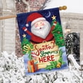 thumbnail image 4 of Briarwood Lane Santa Stop Here Christmas Double-Sided House Flag, 4 of 4
