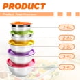 thumbnail image 4 of Ensaladeras de acero inoxidable con tapas termicas 10 Piezas Anggek Otros, 4 of 17