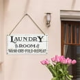 thumbnail image 5 of Hanging Wall Decor,Wooden Hanging Welcome Sign Welcome Rectangular Farmhouse Outdoor/Indoor Décor Rustic Welcome Sign For Porch Or Front Door Natural Wood Grain, 5 of 7
