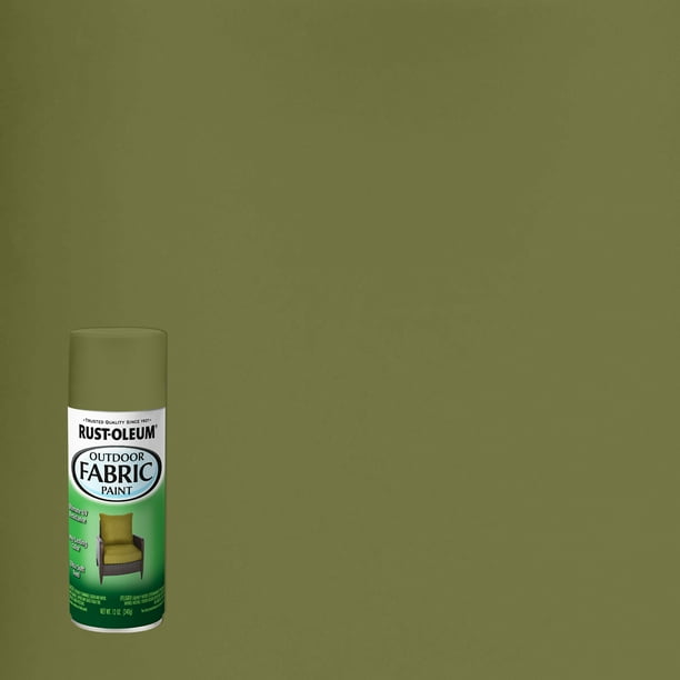 Olive Green, RustOleum Specialty Matte Outdoor Fabric Spray Paint 12