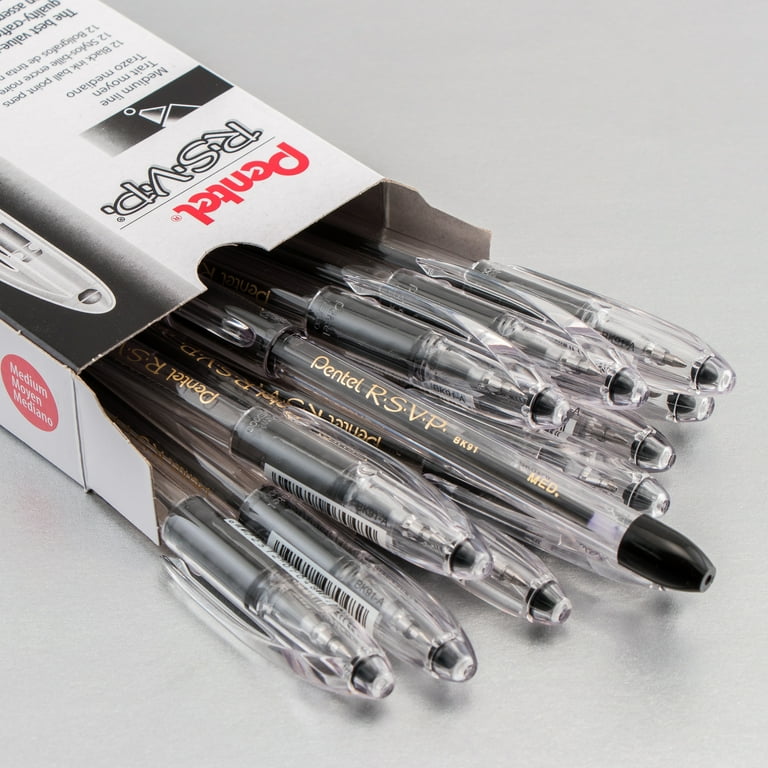 Pentel RSVP Moonz 黒　未使用 Pentel RSVP Moonz 黒 未使用 Pentel RSVP Fine Writing
