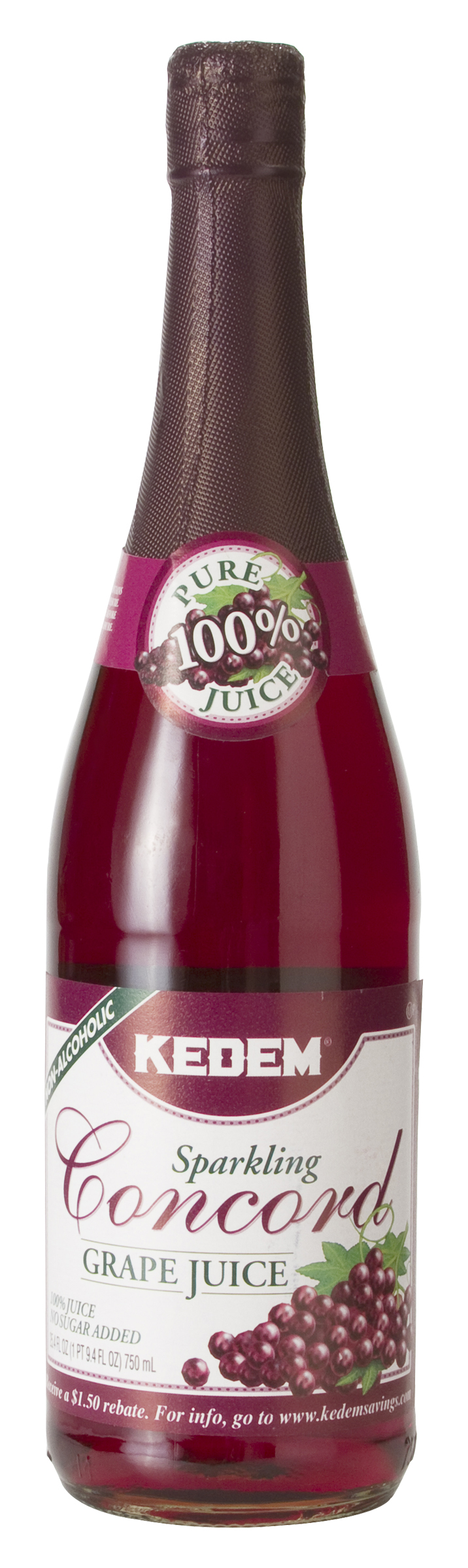 Kedem Sparkling Concord Grape Juice 25 4 Fl Oz Walmart