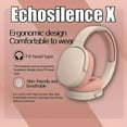 thumbnail image 3 of Echosilence X Headphones, Inallseason Headphones, Memory Foam Ear Cups, Over Ear Headphones, Head Phones Over The Ears, for Travel, Home Office, Sport, Game, Gym, 3 of 7