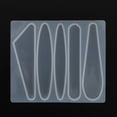 thumbnail image 3 of Silicone Barrette , Non-Permeable Heat-Resistant Dust-Proof 2Pcs Resin Molds, For Making Hair Clips DIY Jewelries Model A, 3 of 8