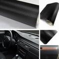 thumbnail image 3 of UHUSE 3D Carbon Fiber Car Vinyl Foil Film Wrap Roll Sticker Decal Interior Accessories, 3 of 5