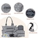 thumbnail image 4 of Set de Bolsa para Pañales TeqHome Grande Multifuncional Gris Oscuro, 4 of 7
