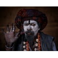 thumbnail image 2 of Kalla, Vivek 14x12 White Modern Wood Framed Museum Art Print Titled - Aghori Baba, 2 of 4