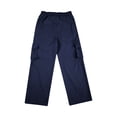 thumbnail image 6 of Boys Sports Cargo Pants Stretch Elastic Waist School Long Pant Twill Joggers for Kids Hiking Pants, 6 of 8