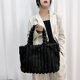 thumbnail image 1 of Organizadores de armario y almacenamiento, moderno bolso de mano de tela suave de gran capacidad para mujer, elegante bolso de hombro con estilo y asa cómoda para uso diario, bolso de hombro de tela., 1 of 6