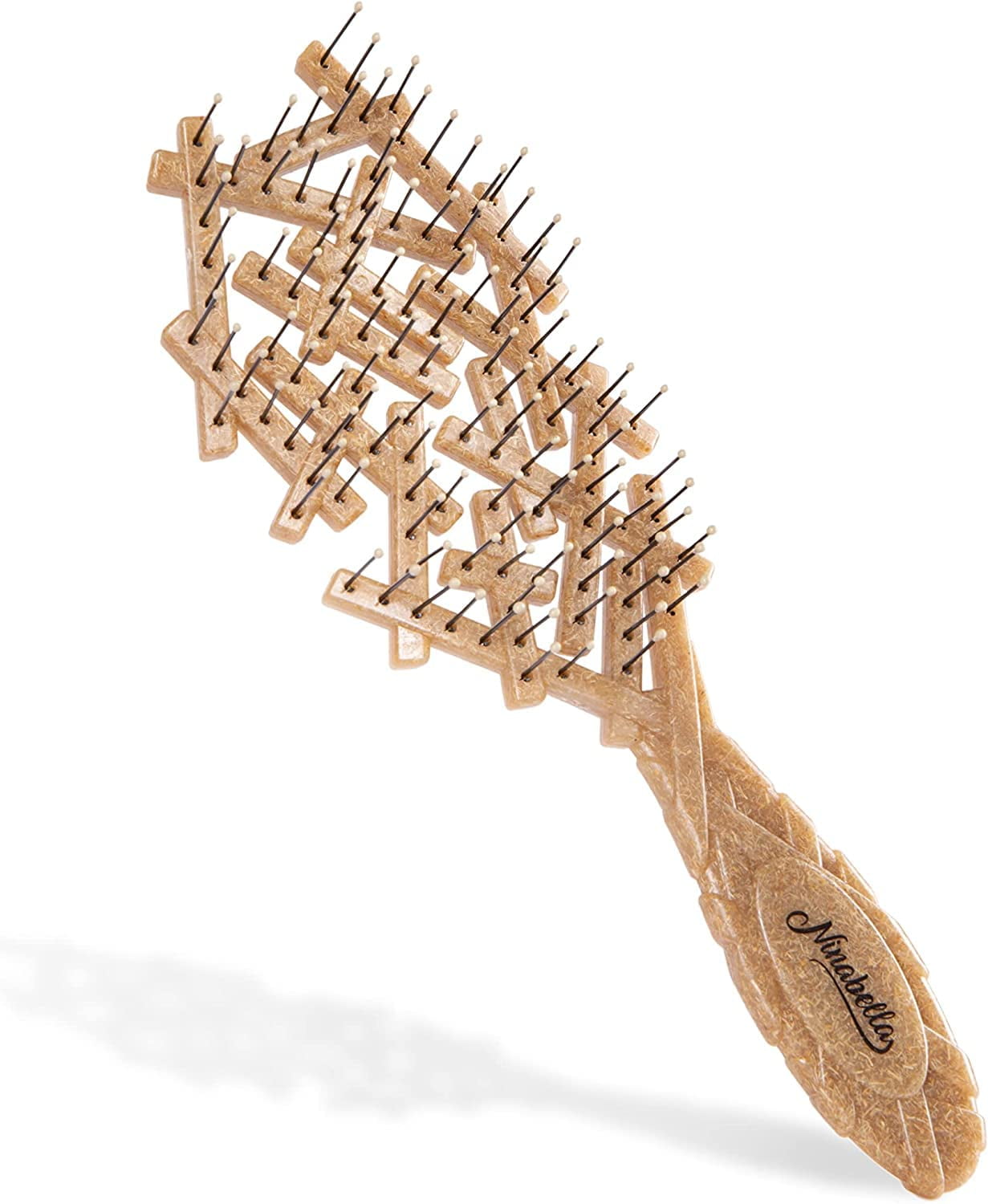 Ninabella Organic Detangling Hair Brush for Women, Men & Children