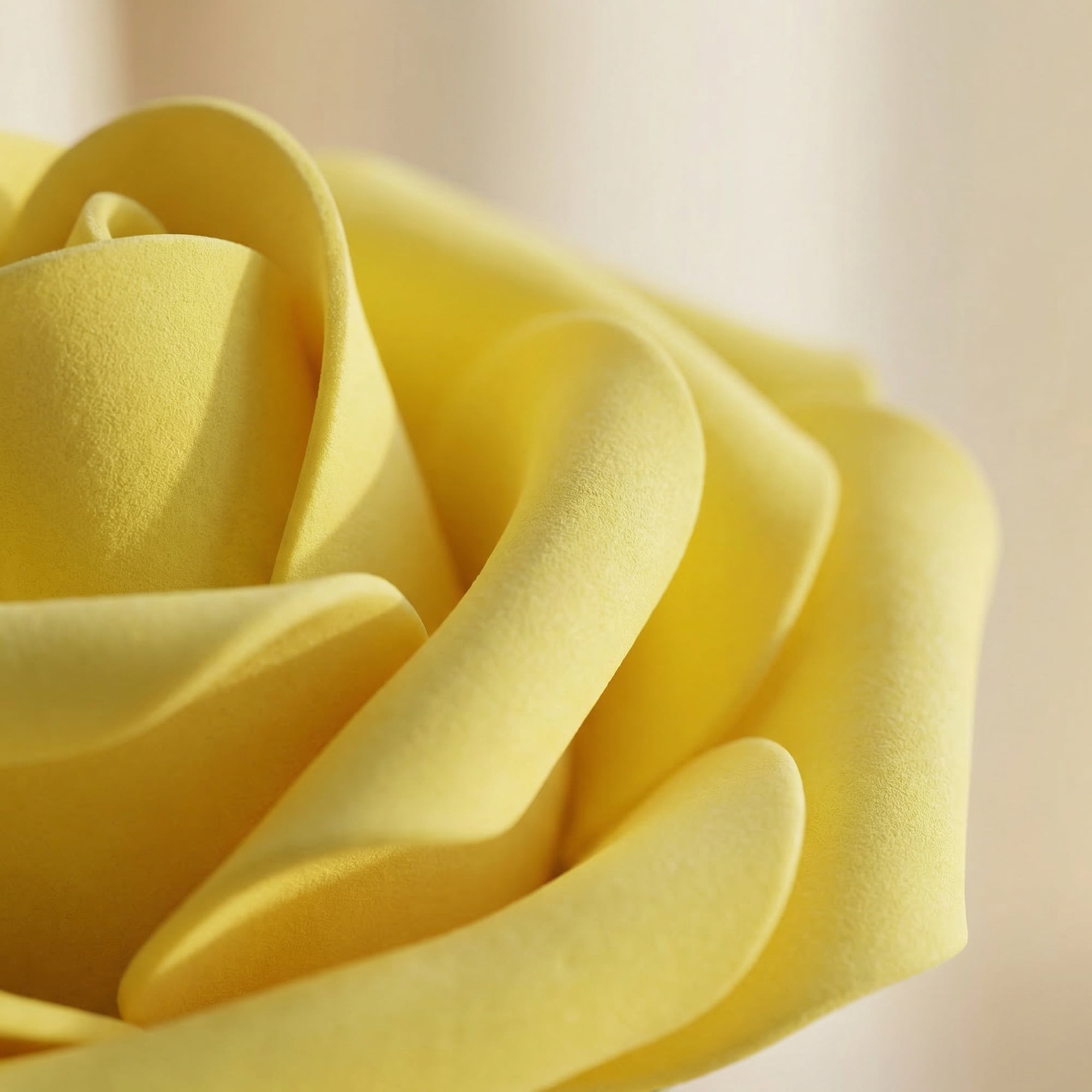 Unique Bargains Artificial Detachable Rose Silk Flower Yellow 7.1"
