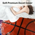 thumbnail image 7 of BlessLiving Basketball Duvet Cover Set Twin, 3 Piece Basketball Bedding for Boys Sports Kids Bed Sets, 7 of 7