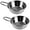 Silver, variant on 2-Pack Makgeolli Bowls, 304 Stainless Steel Korean Traditional Bowls Rice Wine Bowl with Handle, Hiking Soup Dish, Food Bowl Camp Cup, 4.7 Inch, 10 Ounces (Gold)