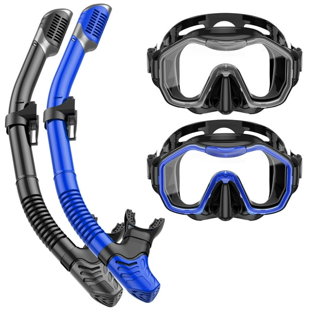 Equipo de Buceo con Visión Panorámica de 180° Kwambiri para Adultos y Niños