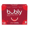 thumbnail image 1 of Bubly Cherry Sparkling Water 355 mL cans, pack of 12, 1 of 10