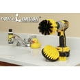 thumbnail image 6 of Drill Brush Power Scrubber Yellow Bathroom Accessories Cleaning Set - Drill Brush Set for Cleaning Tile and Grout - Shower Cleaning Supplies - Drillbrush Shower Cleaner - Household Cleaning Brushes, 6 of 8