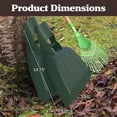 thumbnail image 6 of Leaf Scoops Hand Rakes - Lightweight, Durable Grabber Tool for Scooping Up Leaves, Spreading Mulch, Gardening, and Yard Work by  (Green), 6 of 6
