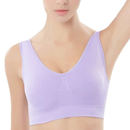 

Dido Women Wirefree Seamless Sport Bra Girl Breathable Push Up Yoga Running Top