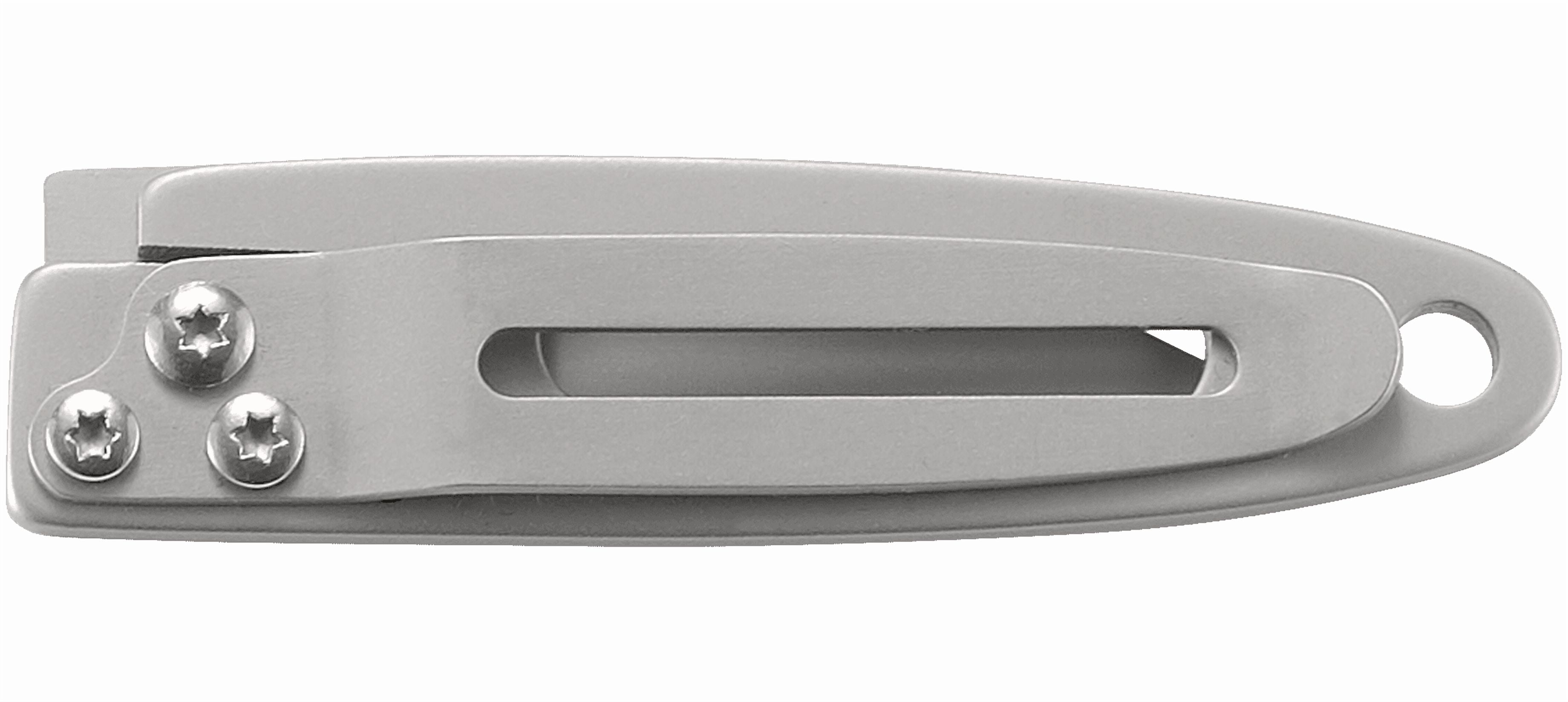 CRKT Delilah's P.E.C.K. Everyday Carry EDC Pocket Folding Knife with Frame Lock: Stainless Steel Plain Edge Blade, Stainless Steel Handle, Pocket Clip, 5520