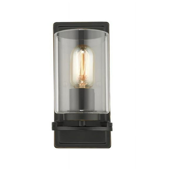 Golden Lighting Monroe 1-light Wall Sconce in Matte Black