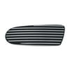 Kuryakyn 6061 Finned Air Cleaner Accent - Satin Black and Machined