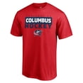 thumbnail image 2 of Men's Red Columbus Blue Jackets Gain Ground T-Shirt, 2 of 3