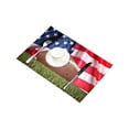 thumbnail image 3 of MKHERT American Football Ball and Old Glory United States Flag Placemats Table Mats for Dining Room Kitchen Table Decoration 12x18 inch,Set of 4, 3 of 4