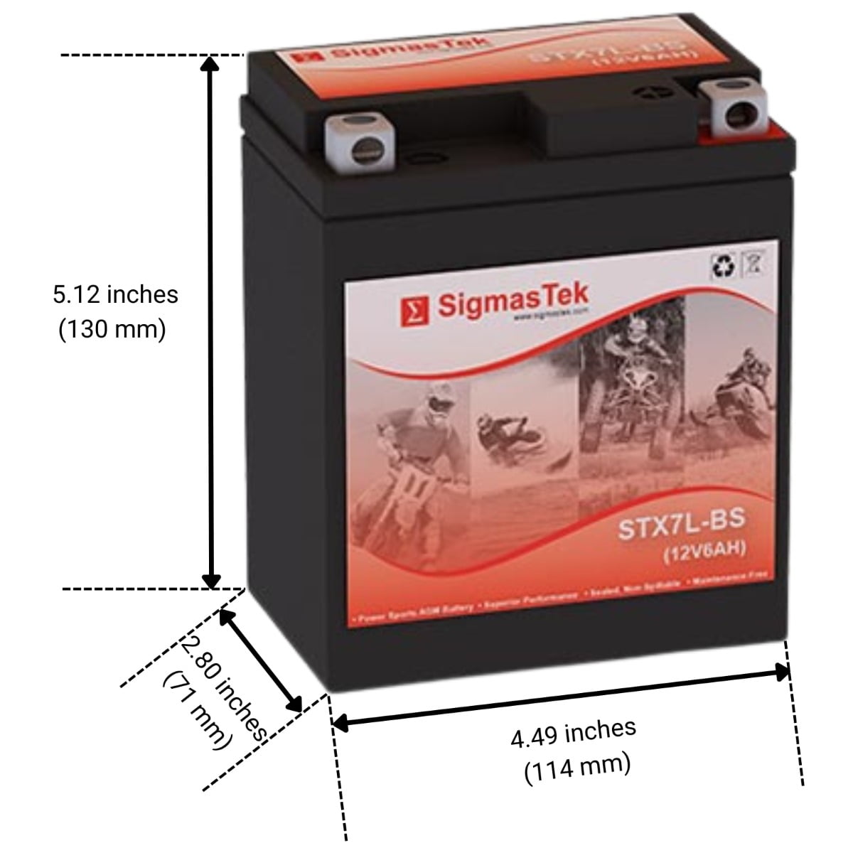 バイクバッテリーCTX7L-BS