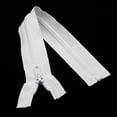 thumbnail image 5 of HAHDAXIA 2PCS #5 32 Inch Separating Jacket Zippers for Sewing Coats Jacket Zipper White Molded Plastic Zippers Bulk (32" 2pc), 5 of 5
