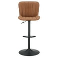 thumbnail image 3 of OS Home and Office Furniture Kirkdale Adjustable Stool 2-Pack in Sand Faux Leather, 3 of 5