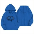 thumbnail image 3 of Tiijoy Big Girl's Football Themed Hoodie Activewear Hooded Sweatshirt, Sizes 9-10, 3 of 3