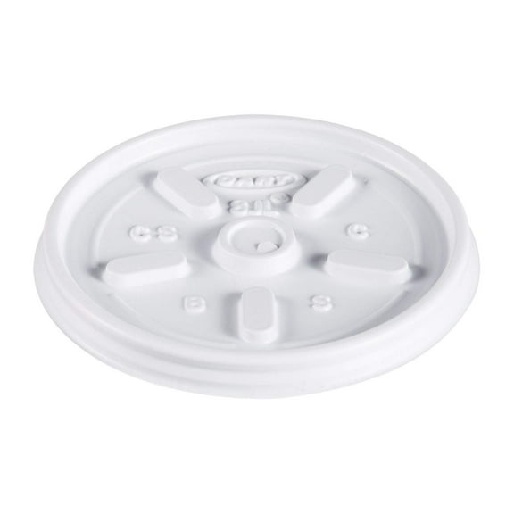 Dart 8JL White Vented Lid (Case of 1000) CA1