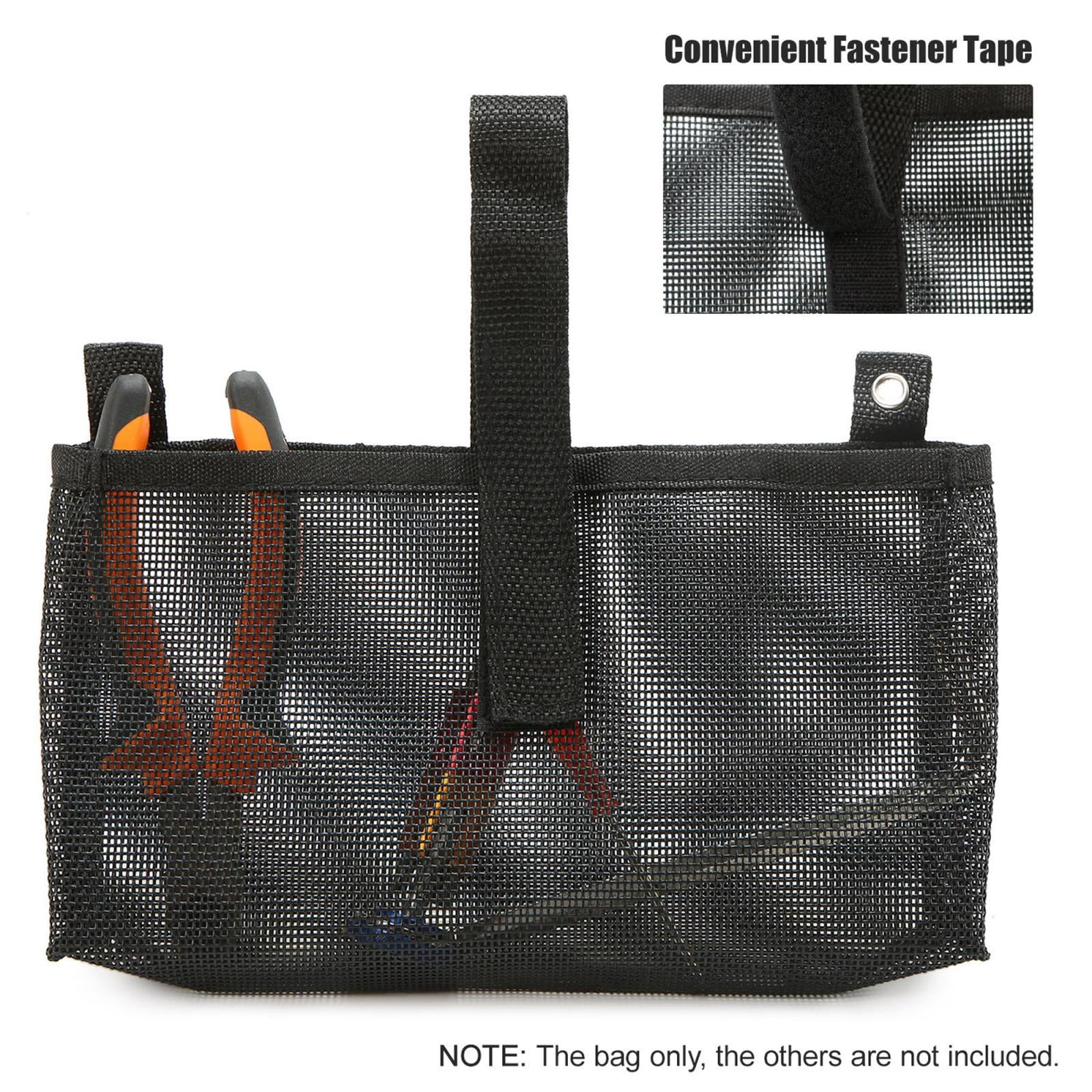 harayaa 2x Nylon Kayak Mesh Bag Multi-Functional Marine Boat Tools Storage Pouch Bottles Fishing Tackles Organizer Canoe Dinghy Camping Accessories