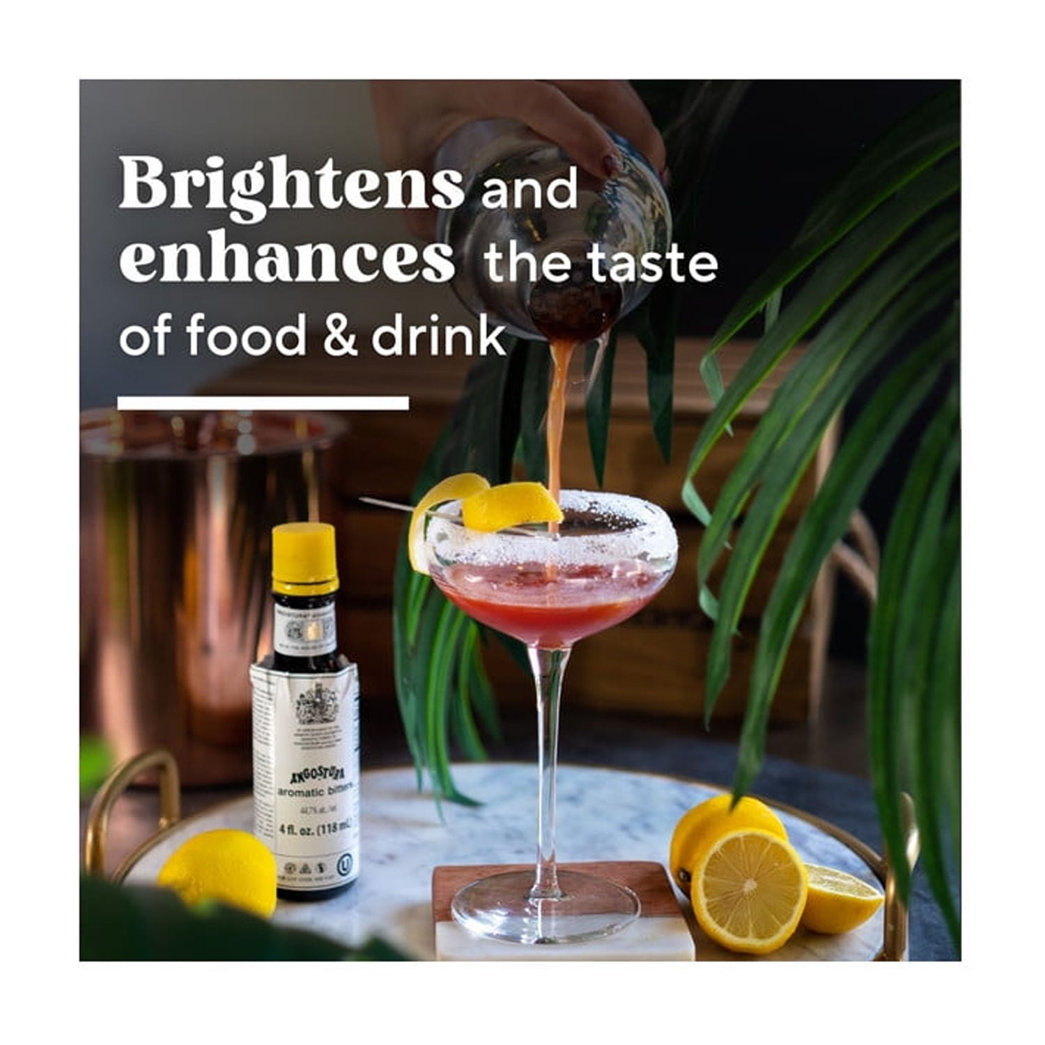 ANGOSTURA Aromatic Bitters, Liquid Cocktail Bitters for Professional & Home Mixologists, 4 fl oz