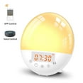 thumbnail image 2 of MesaSe Réveil LED USB Numérique WiFi Horloge Intelligente Radio Réglable Réveil Maison, 2 of 9