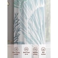 thumbnail image 5 of Oceans Shell Sheer Curtains 2 Panels Set Coastal Blue Corals Starfish Abstract Marine Life Sheer Window Curtains Light Filtering Rod Pocket Voile Drapes for Bedroom Living Room 52"X84", 5 of 8