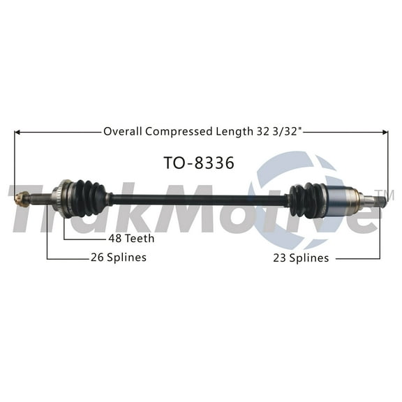 CV Axle Shaft Fits select: 2009-2015 TOYOTA VENZA