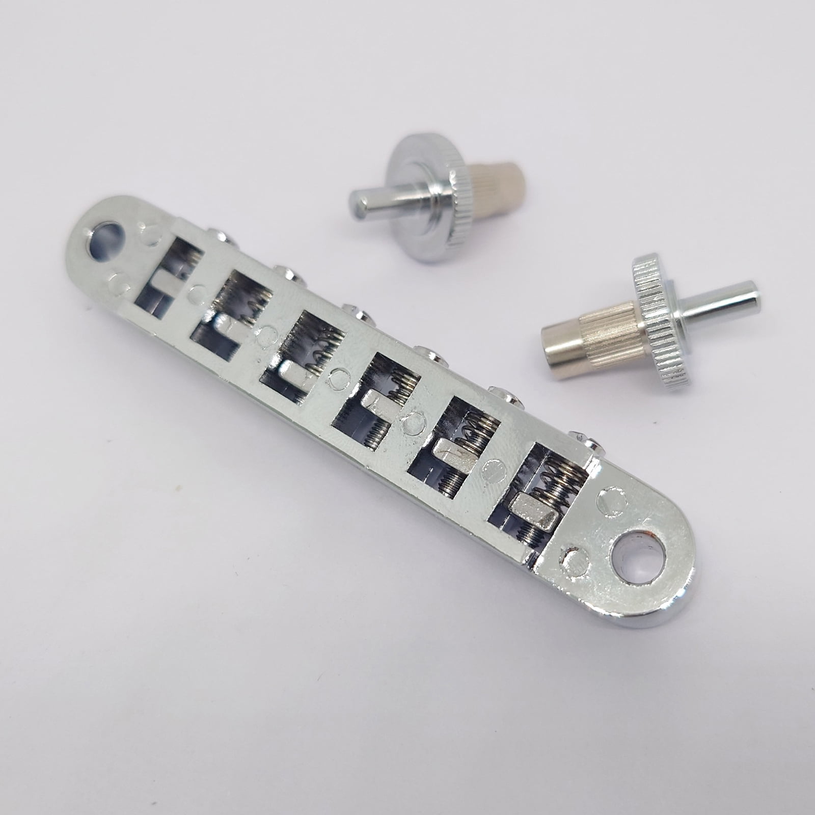 Chrome Tune-O-Matic Vintage Design ABR-1 JB Guitar Bridge for LP, SG, Fly V Electric Guitars Replacement Parts