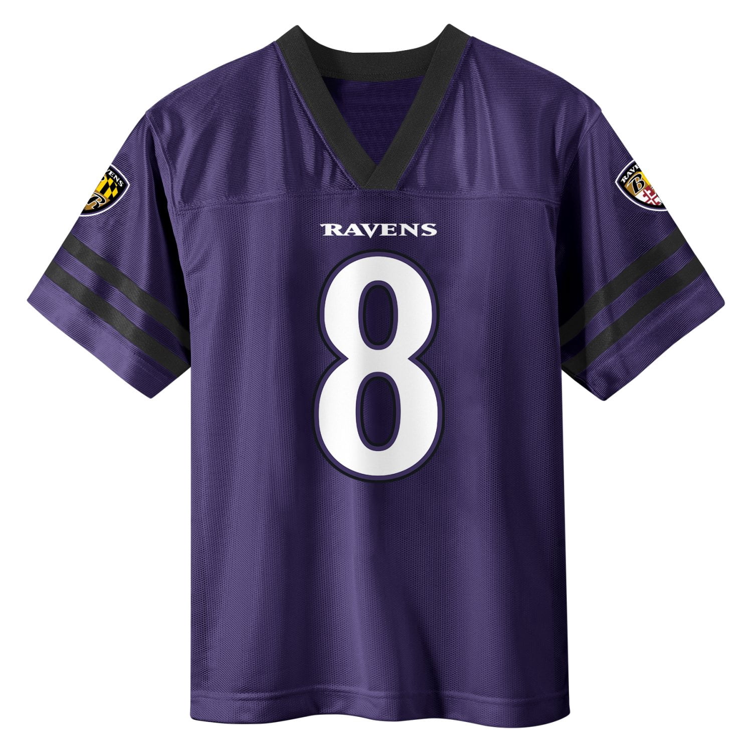 NFL BALTIMORE RAVENS Boys Jersey Game Day Fan Apparel -Jackson